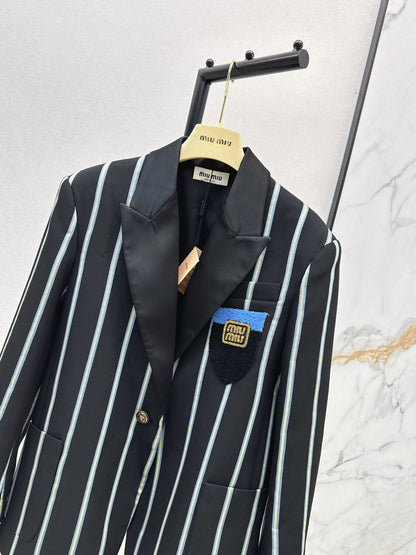 Miu 25fw webbing blazer