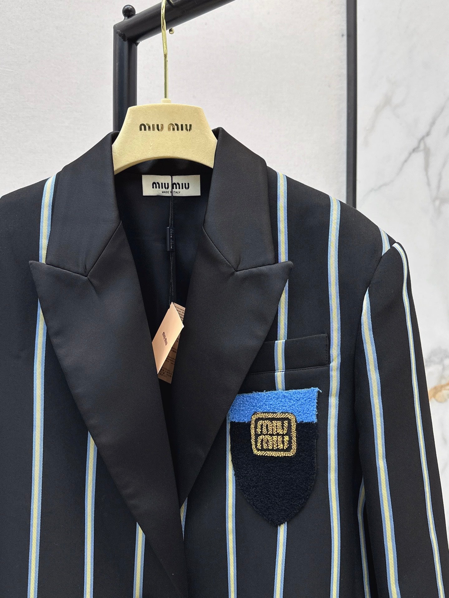 Miu 25fw webbing blazer