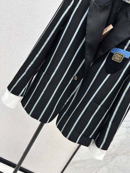 Miu 25fw webbing blazer