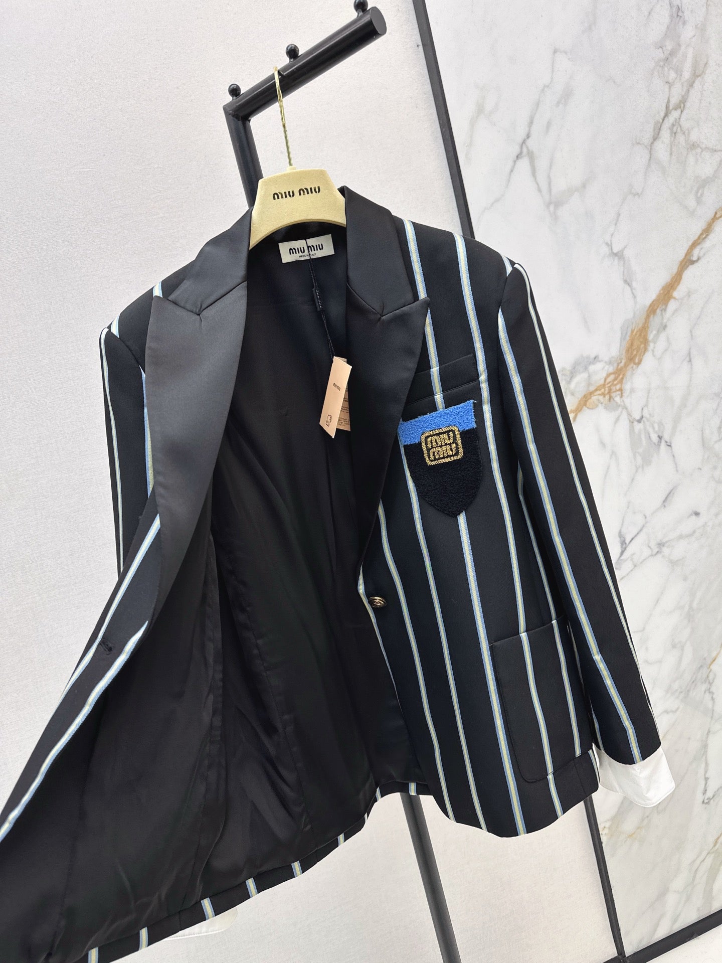 Miu 25fw webbing blazer