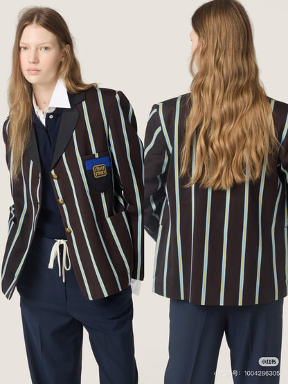 Miu 25fw webbing blazer