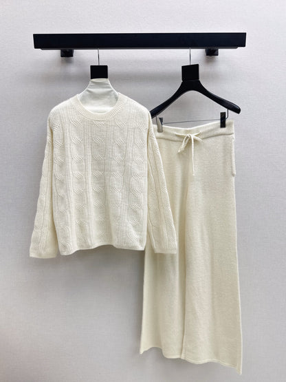 Loro 25fw sweater suit
