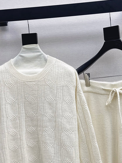 Loro 25fw sweater suit