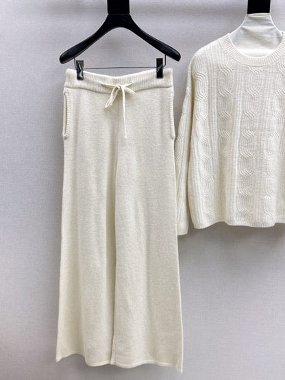 Loro 25fw sweater suit
