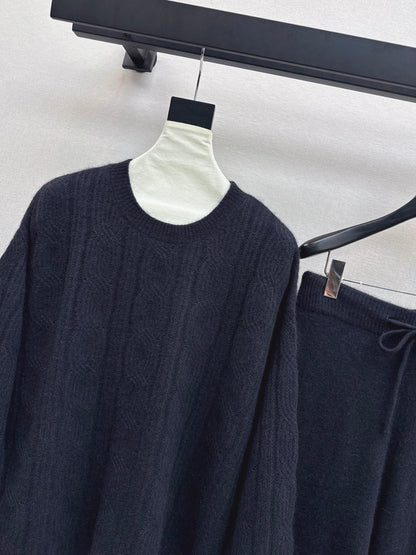 Loro 25fw sweater suit