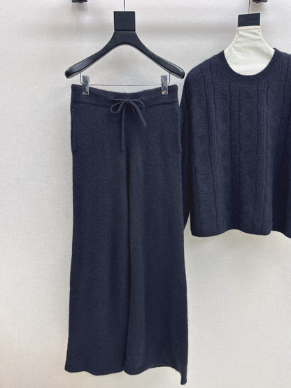Loro 25fw sweater suit