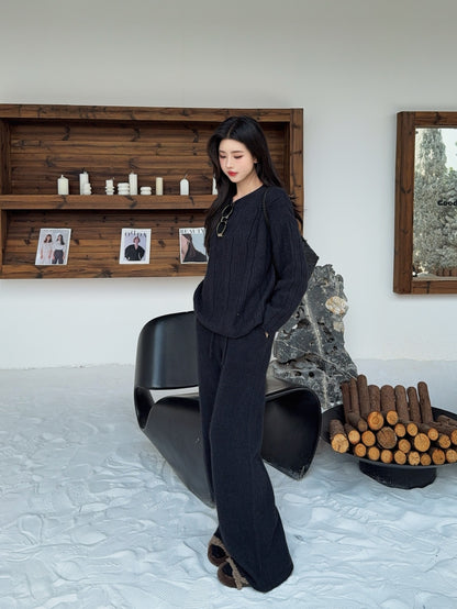 Loro 25fw sweater suit
