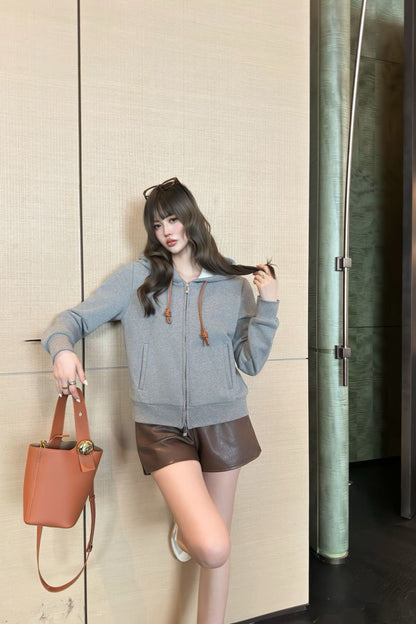 Loe 25fw hooded jacket