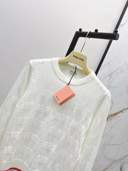 Miu 25fw wool sweater