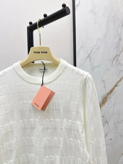 Miu 25fw wool sweater