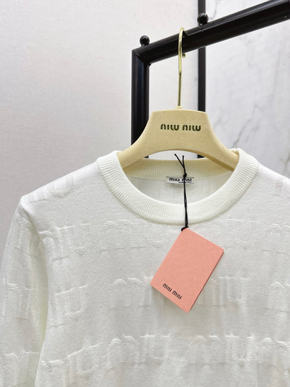 Miu 25fw wool sweater