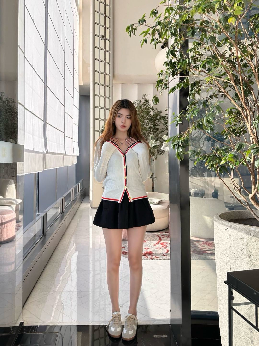 Miu 25fw wool cardigan