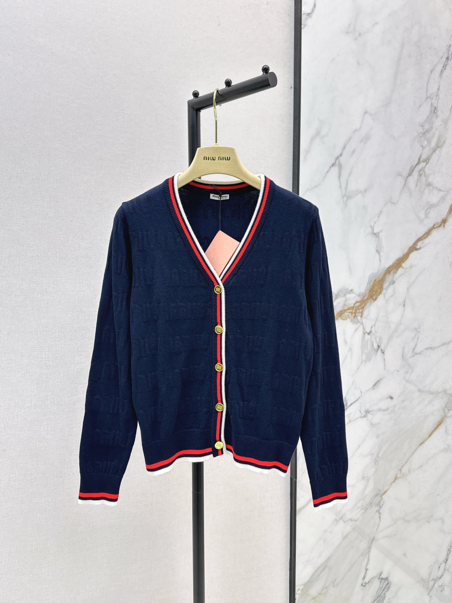 Miu 25fw wool cardigan