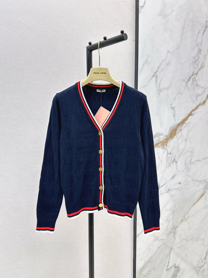 Miu 25fw wool cardigan