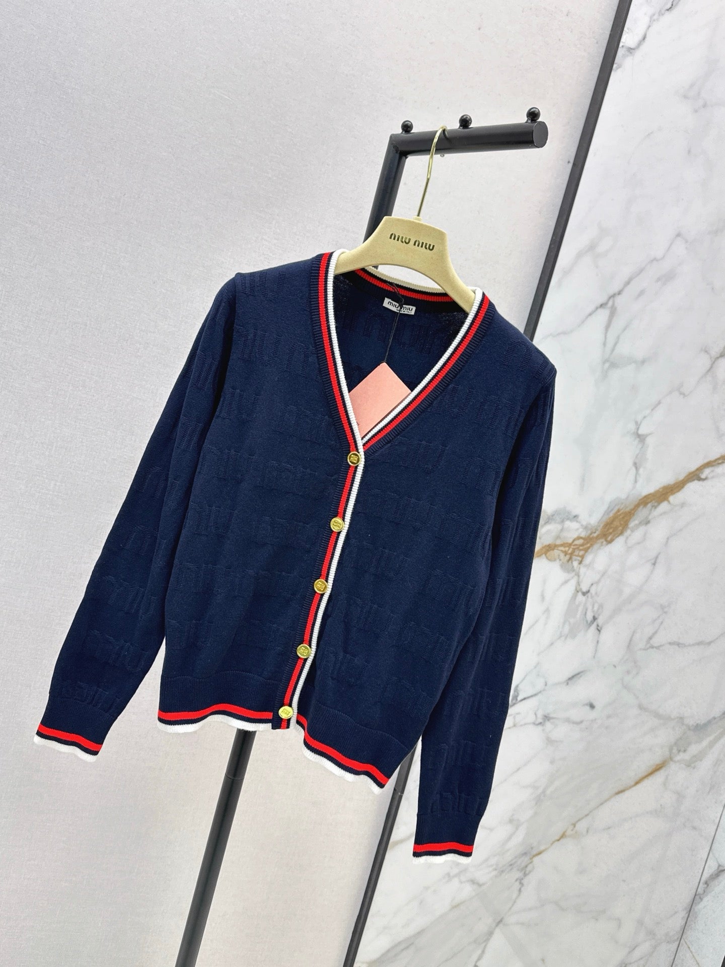 Miu 25fw wool cardigan