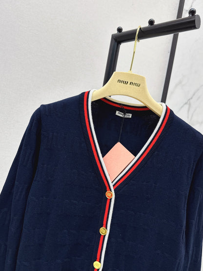 Miu 25fw wool cardigan