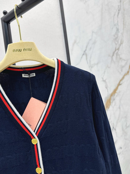 Miu 25fw wool cardigan