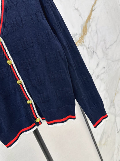 Miu 25fw wool cardigan