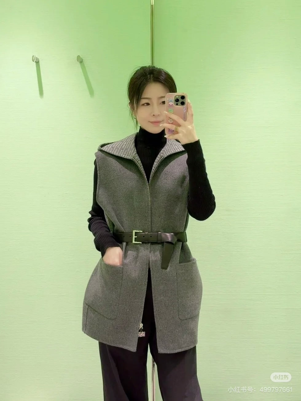 Prad 25fw hooded vest