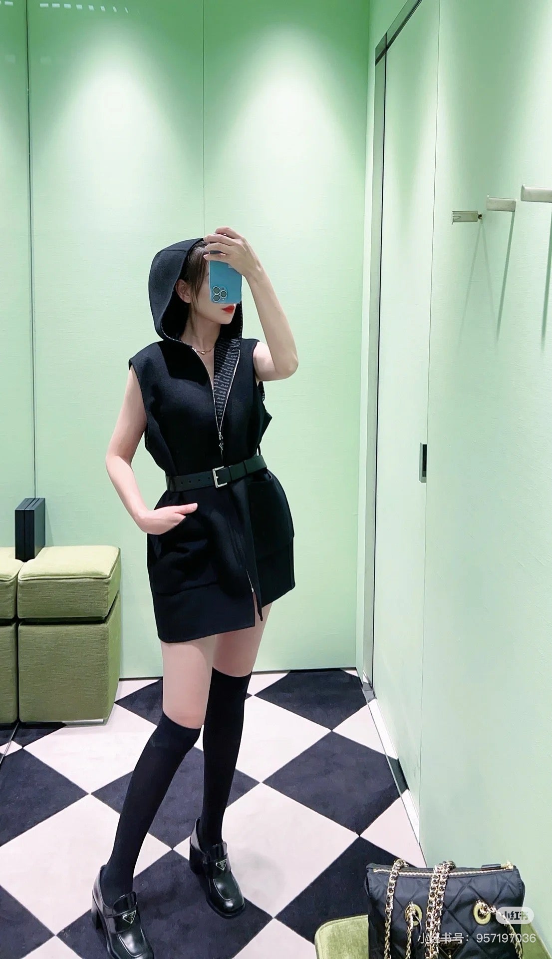 Prad 25fw hooded vest
