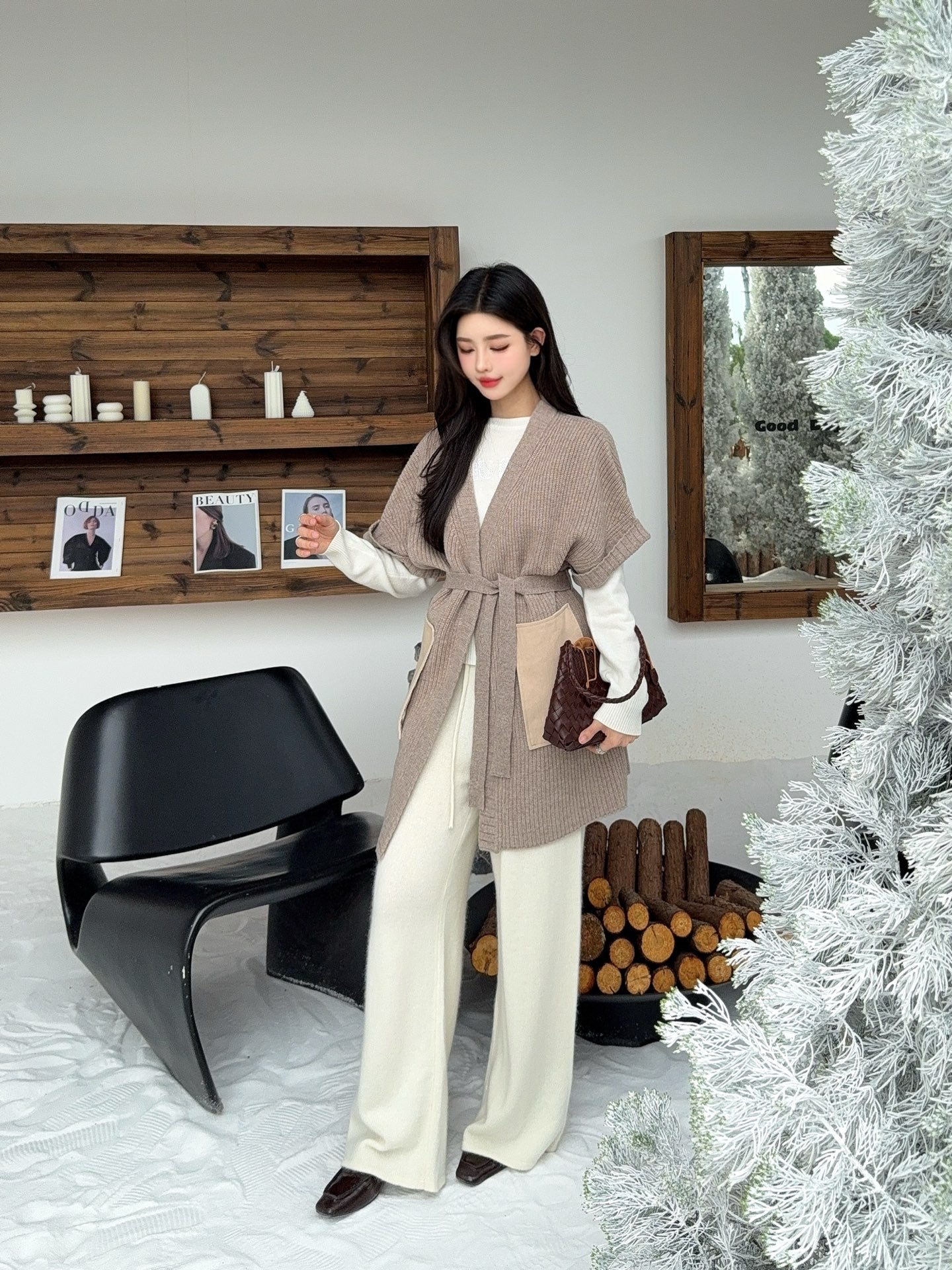 Loro 25fw wool vest