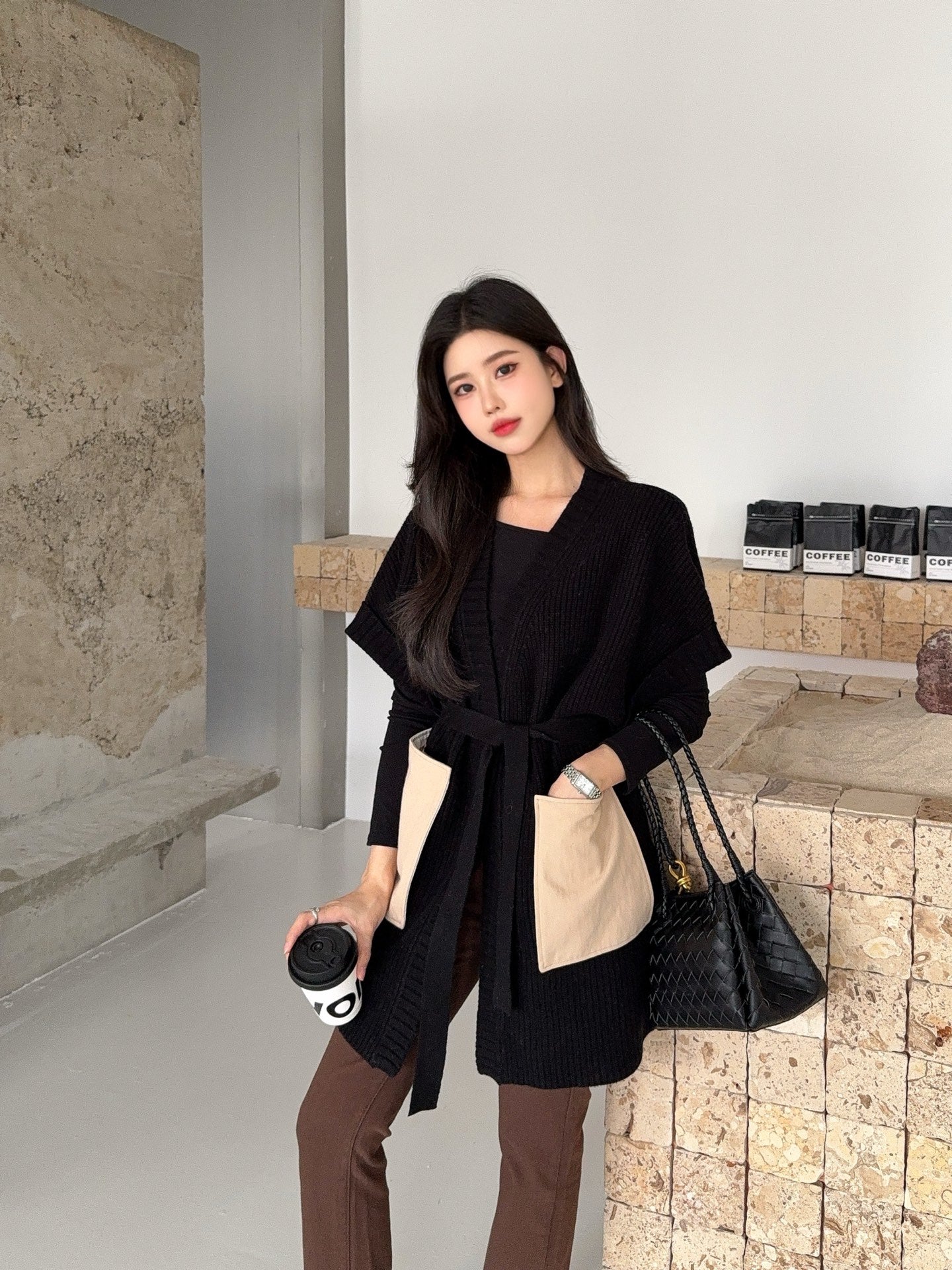 Loro 25fw wool vest