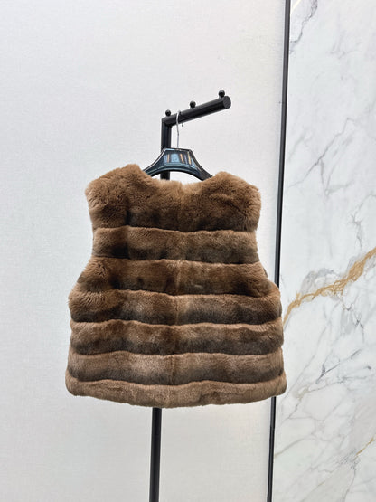 Sain 25fw scarf vest set