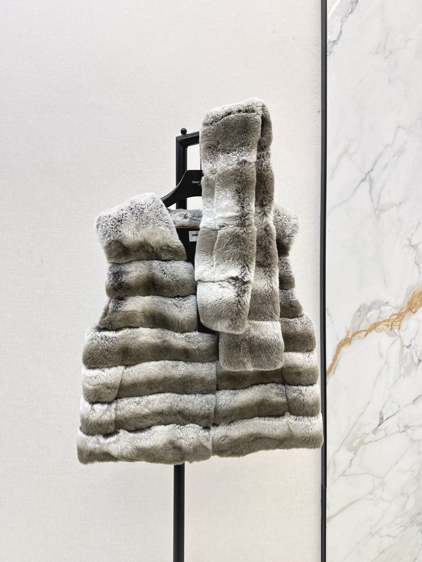Sain 25fw scarf vest set