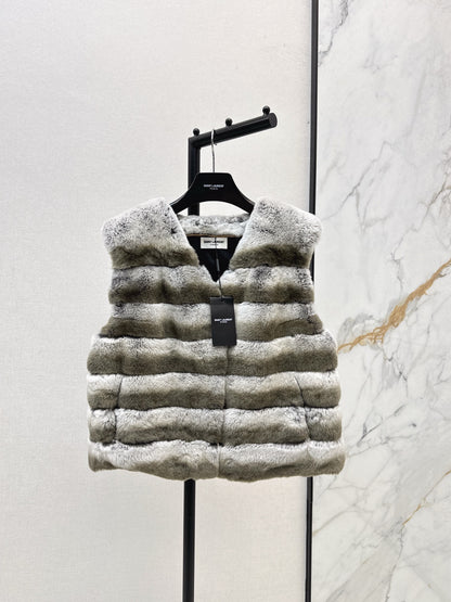 Sain 25fw scarf vest set