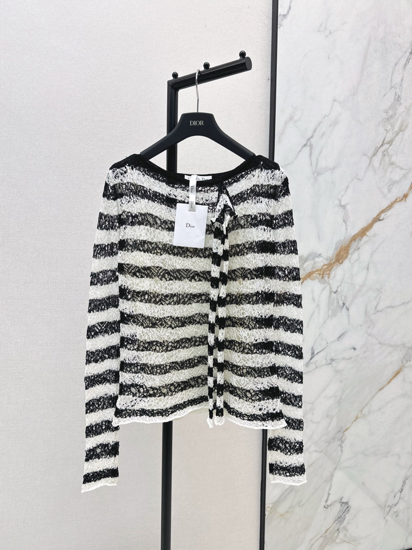 CD 25fw striped shirt