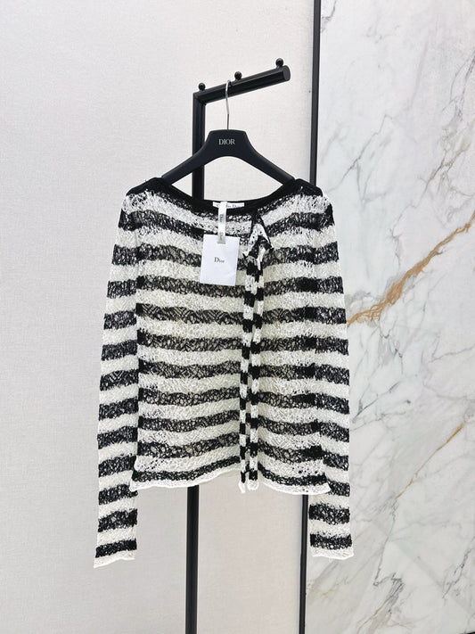 CD 25fw striped shirt