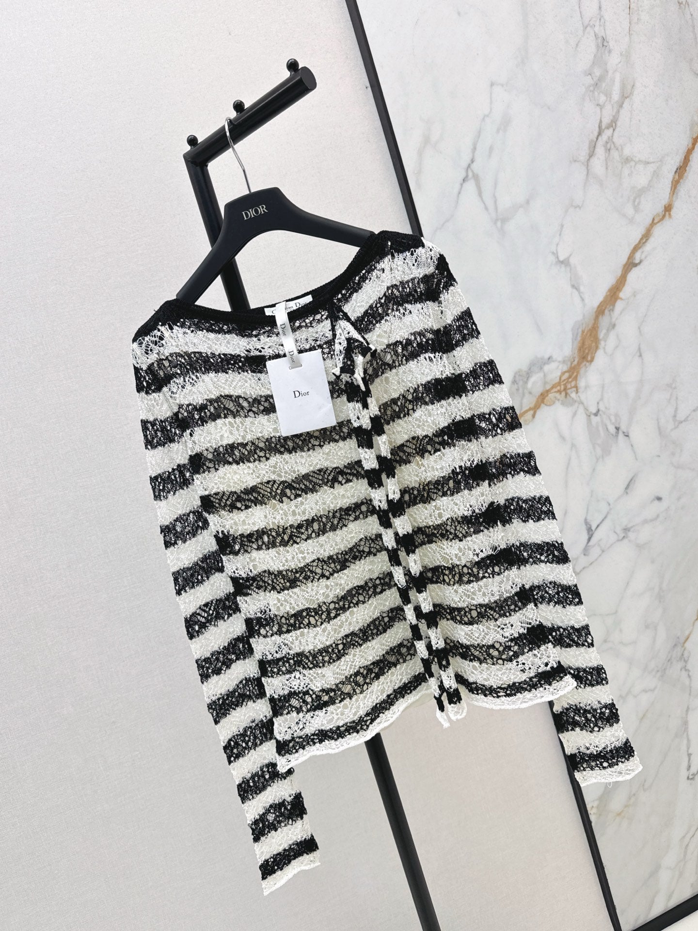 CD 25fw striped shirt