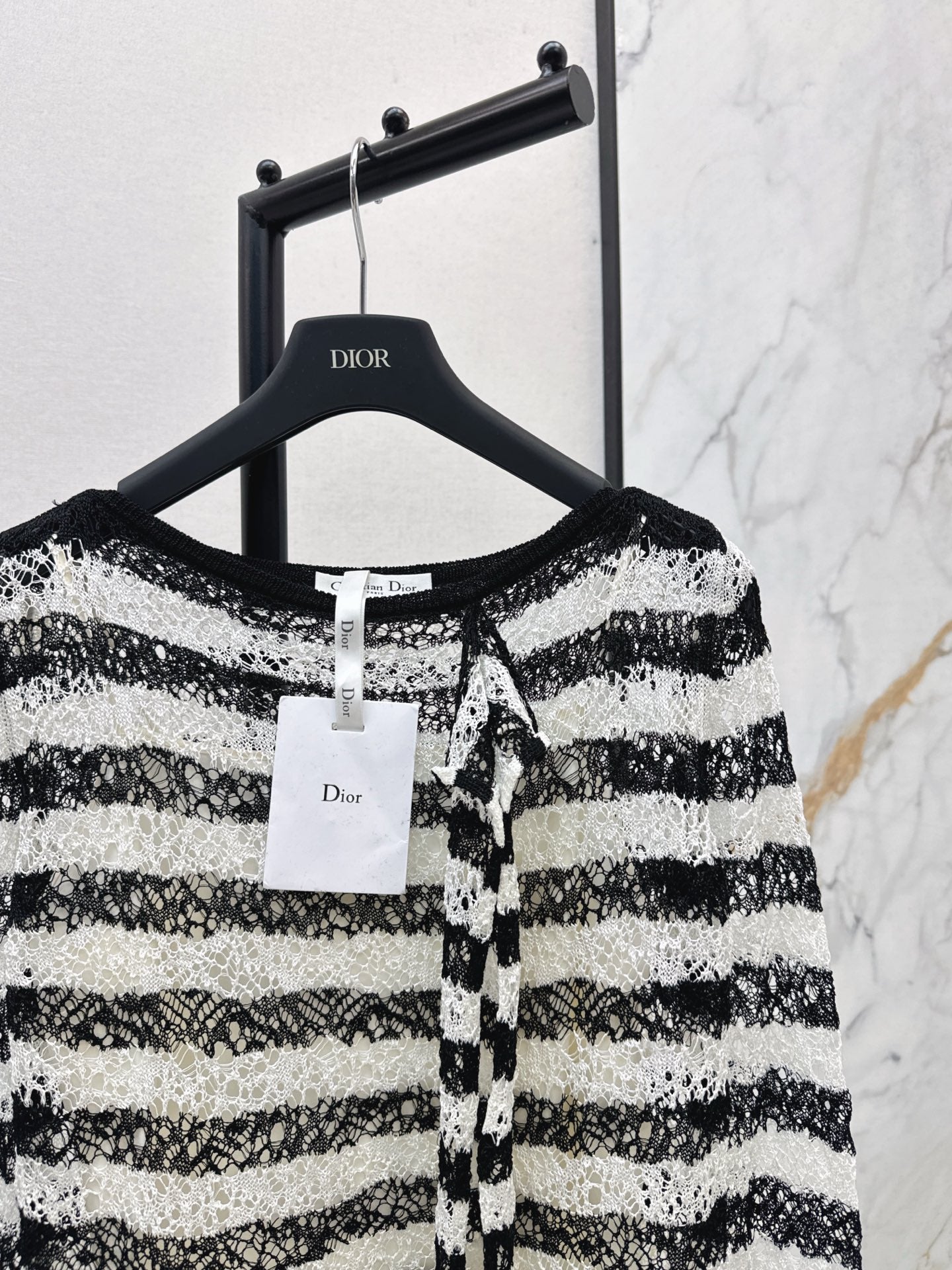 CD 25fw striped shirt