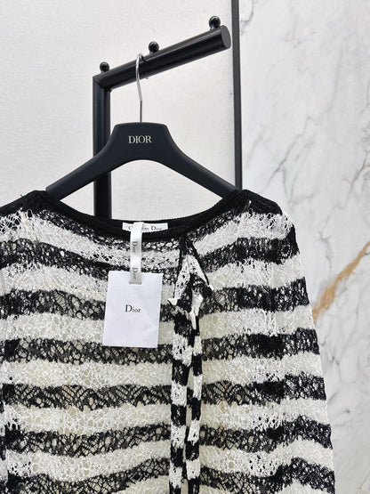 CD 25fw striped shirt