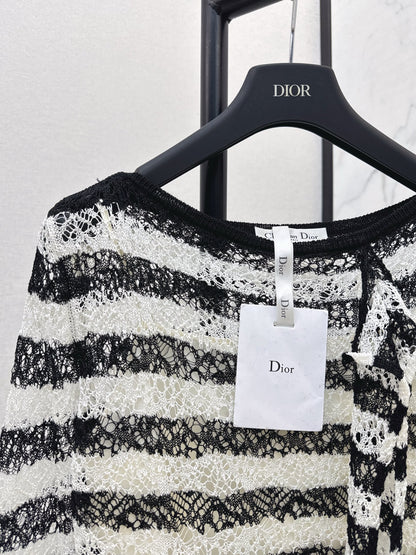 CD 25fw striped shirt