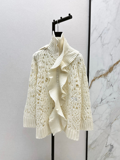 CD 25fw ruffled sweater