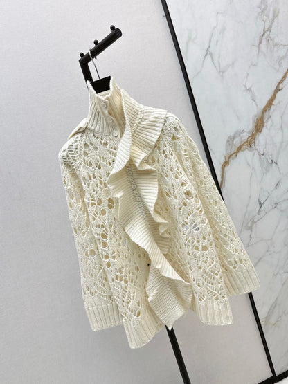 CD 25fw ruffled sweater
