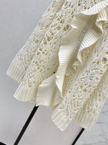 CD 25fw ruffled sweater