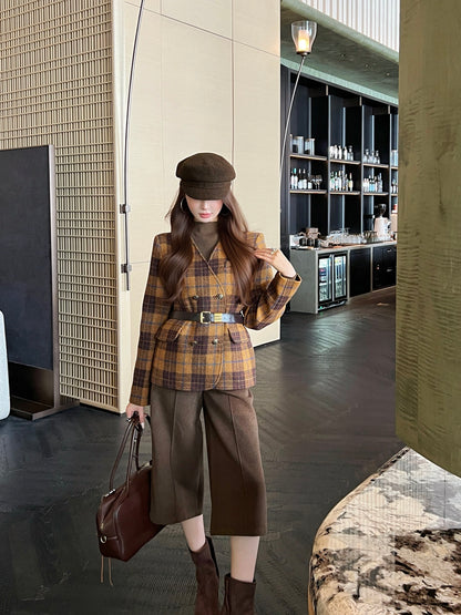 Miu 25fw plaid jacket