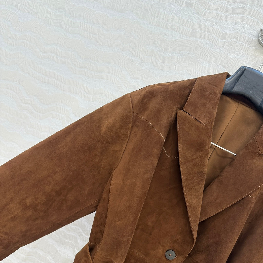 Row 25fw leather jacket