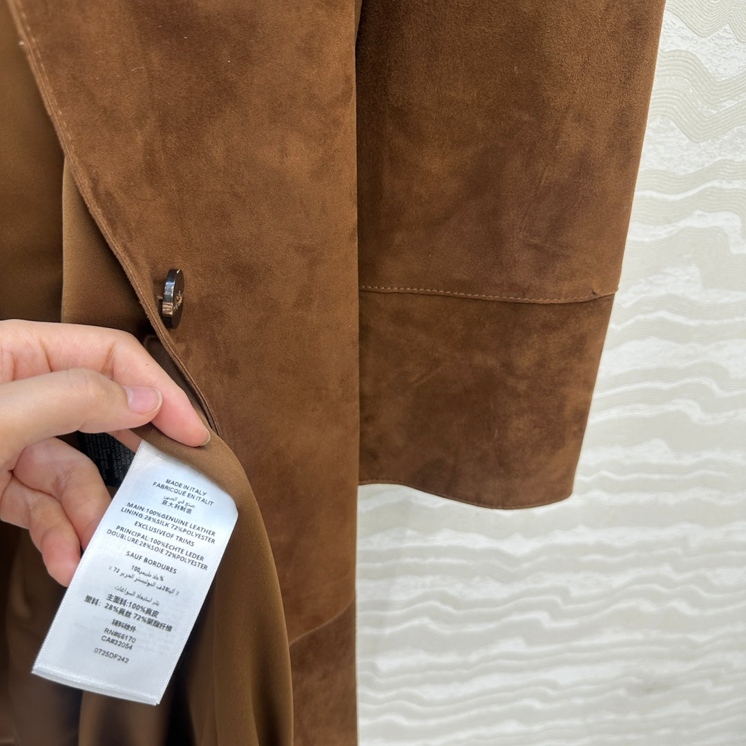 Row 25fw leather jacket
