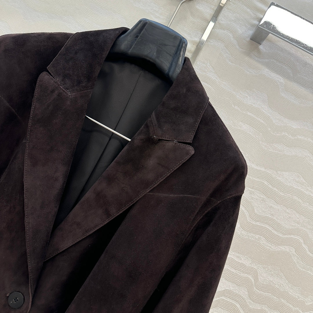 Row 25fw leather jacket