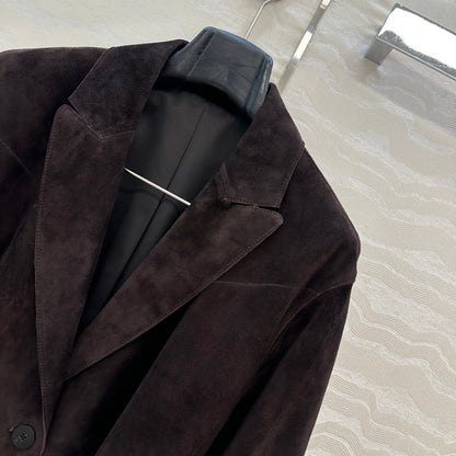 Row 25fw leather jacket
