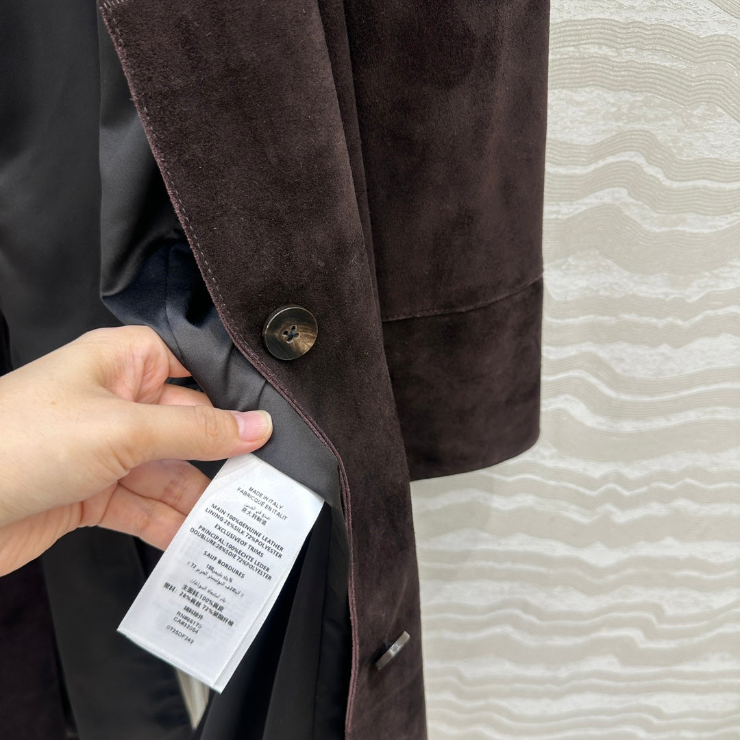 Row 25fw leather jacket