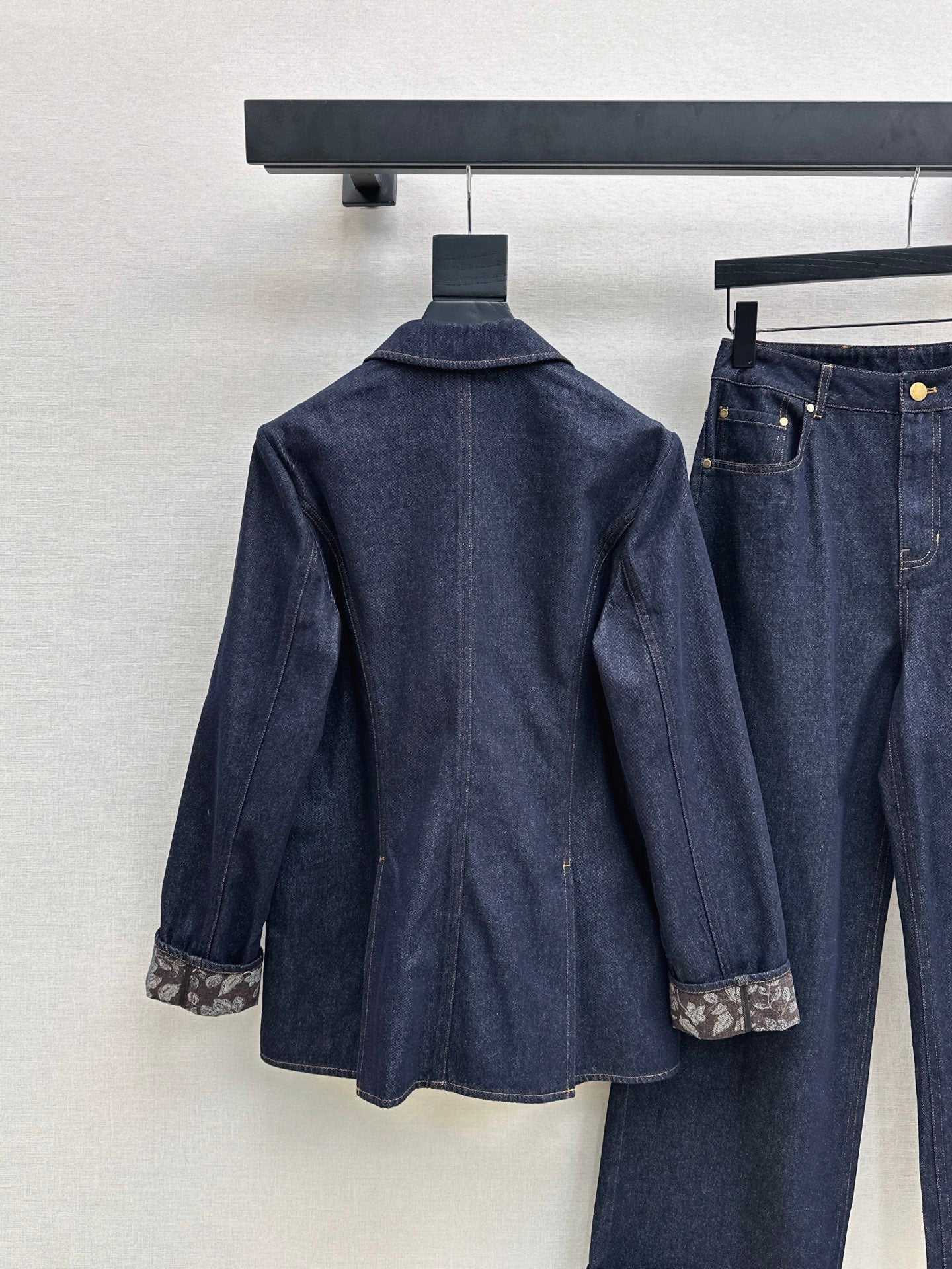 Loro 25fw denim suit