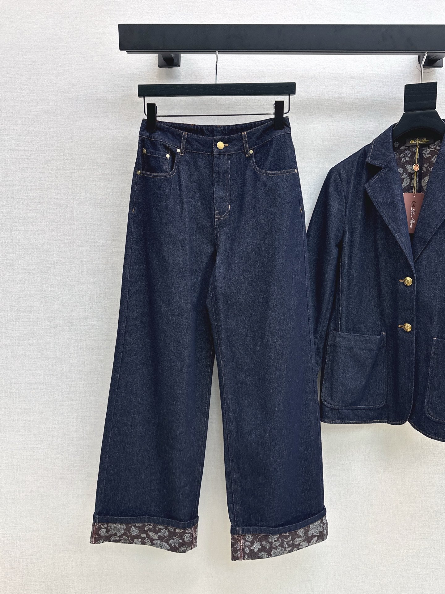 Loro 25fw denim suit