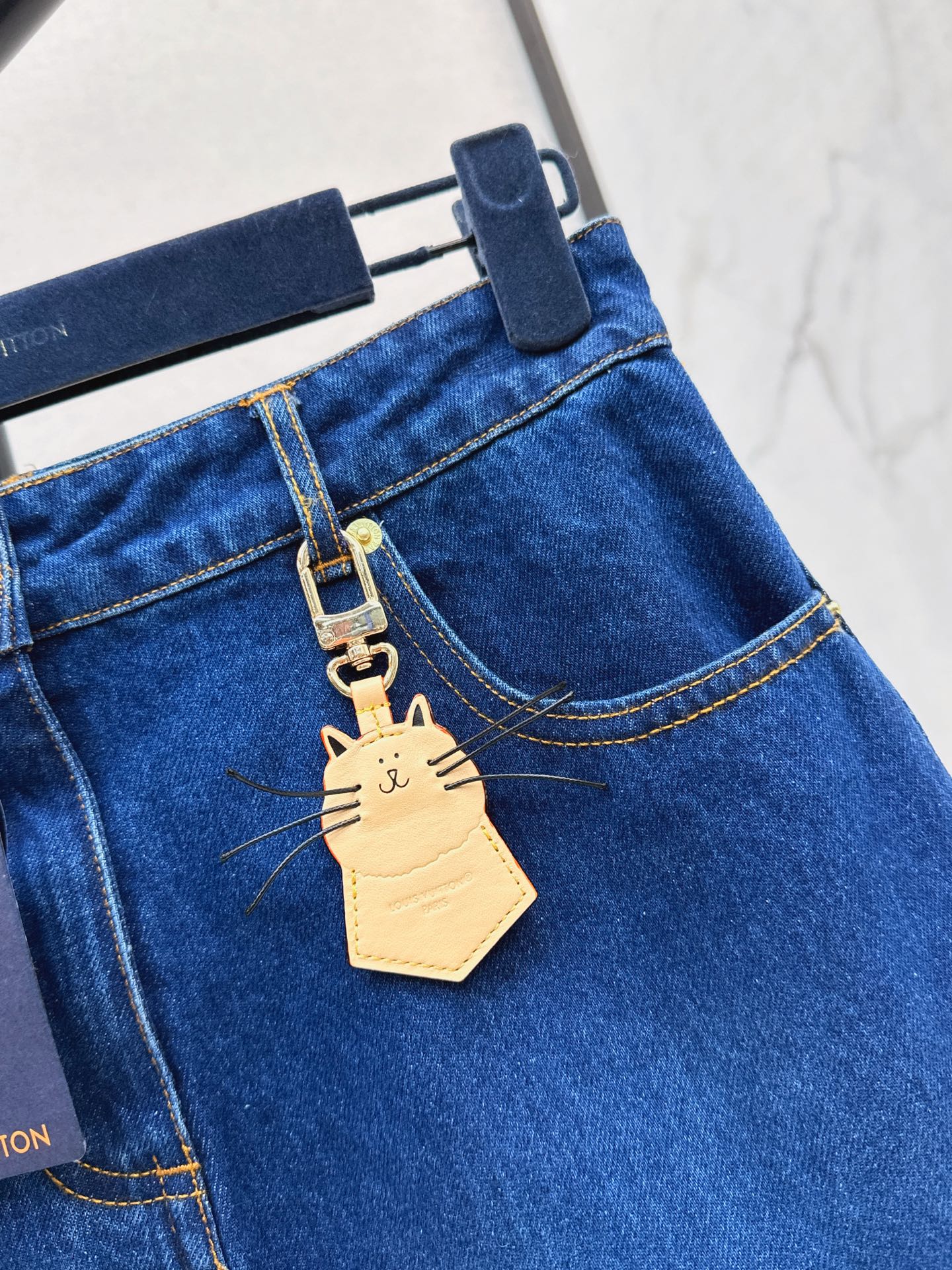 Loui 25fw denim skirt