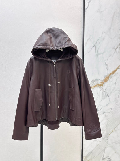Loe 25fw leather jacket