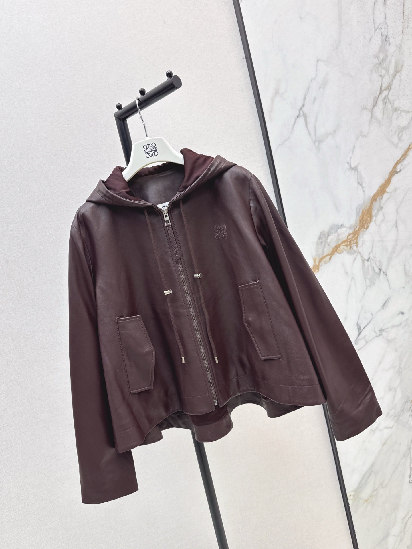 Loe 25fw leather jacket