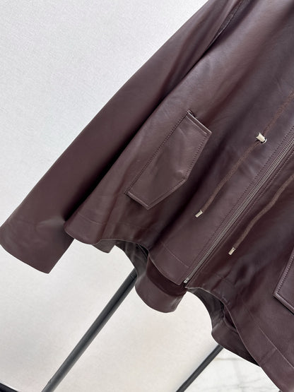 Loe 25fw leather jacket